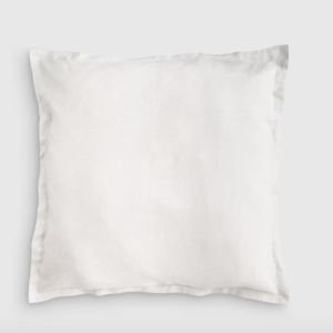 European Linen Euro Sham - White
