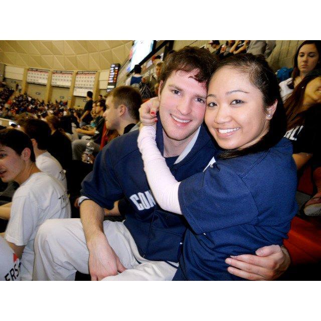 Watching a game at Gampel!