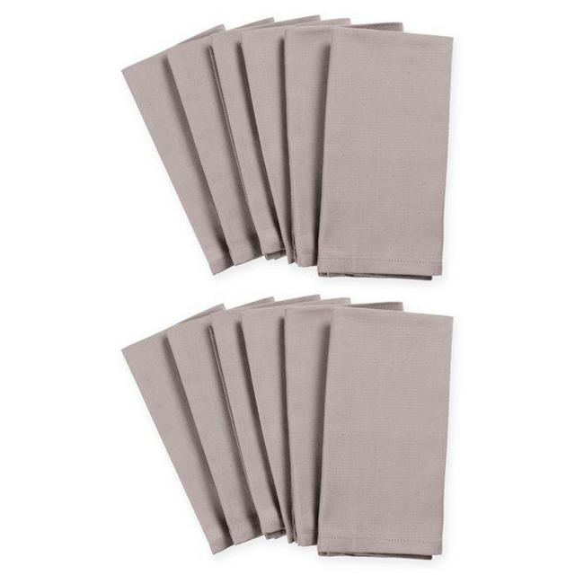 Dinner Napkins in Grey (Set of 12)
