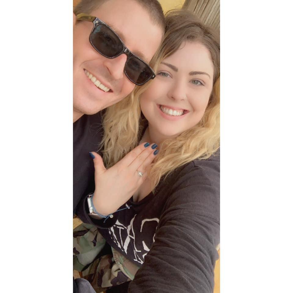 When Brittney said YES! in Carmel, Ca.