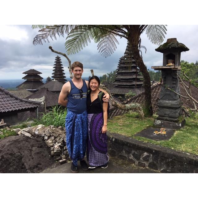 Mother temple Bali. Nice skirts.....