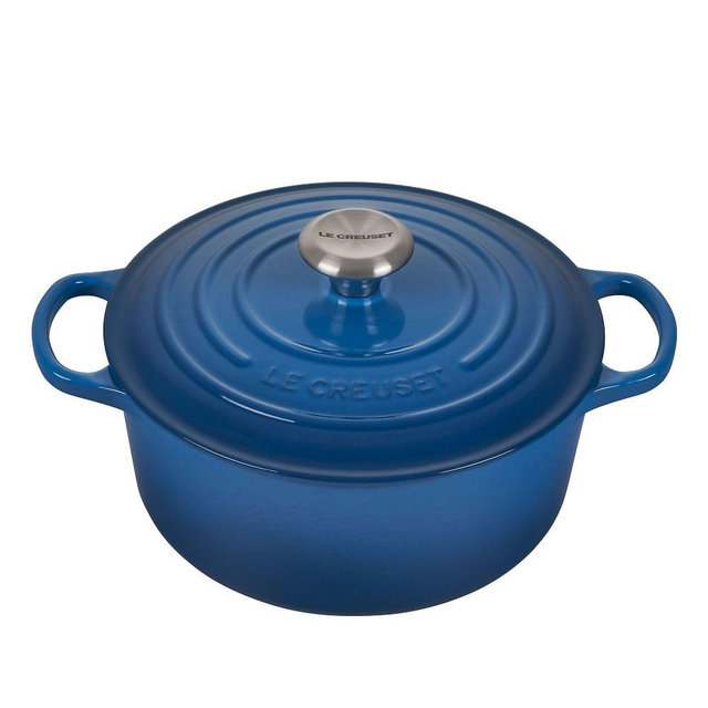 Le Creuset Signature Cast Iron 4.5 Qt. Round Dutch Oven With Lid, Marseille
