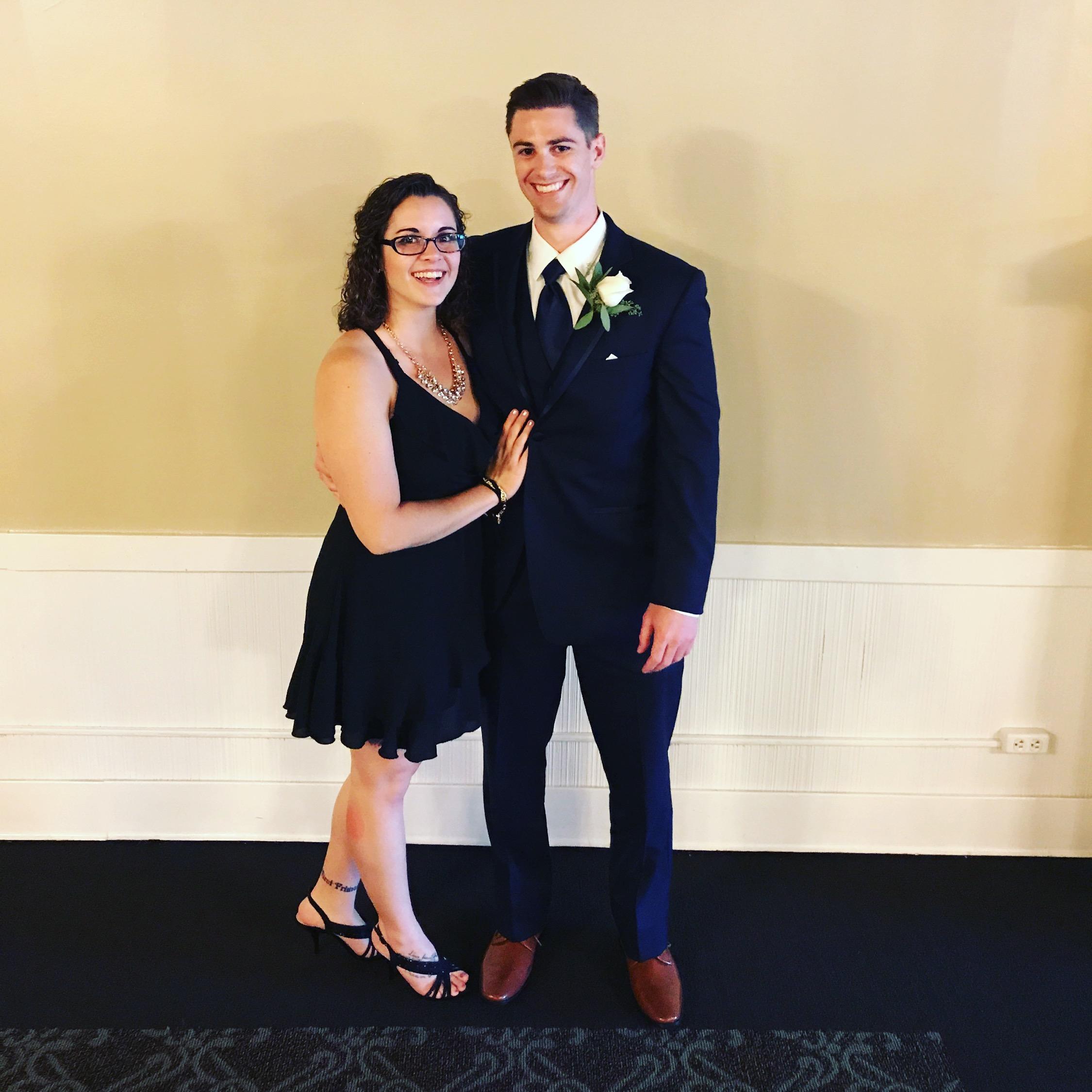 First attended wedding together at our friends' wedding. Thanks Schlegels!