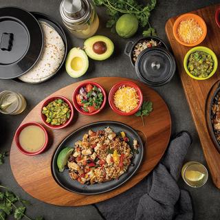 Acacia Oval Fajita Serving Board