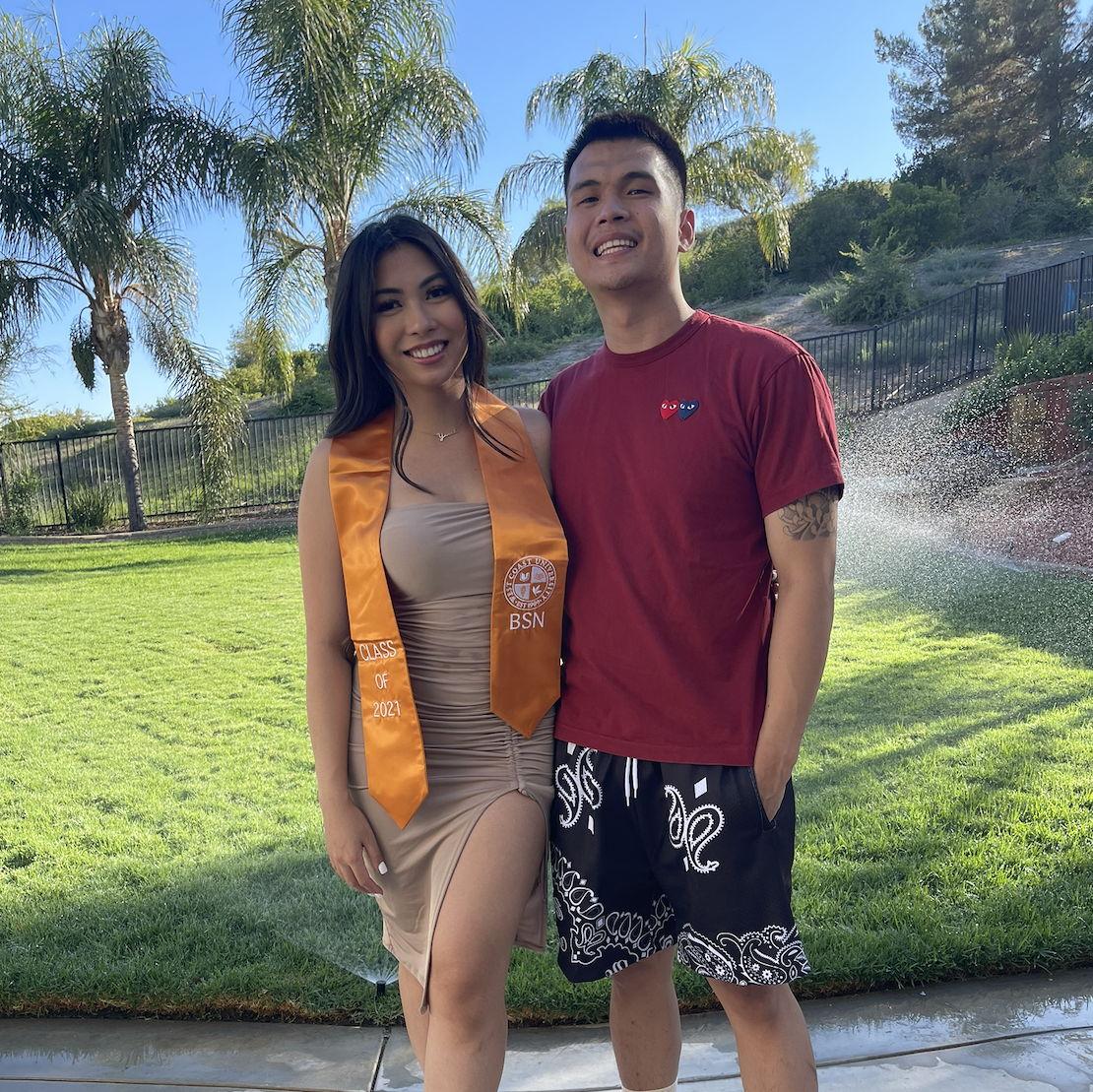 August 21' - Yance graduating from nursing school