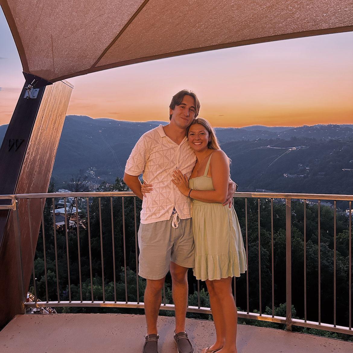 Our first real photo engaged!