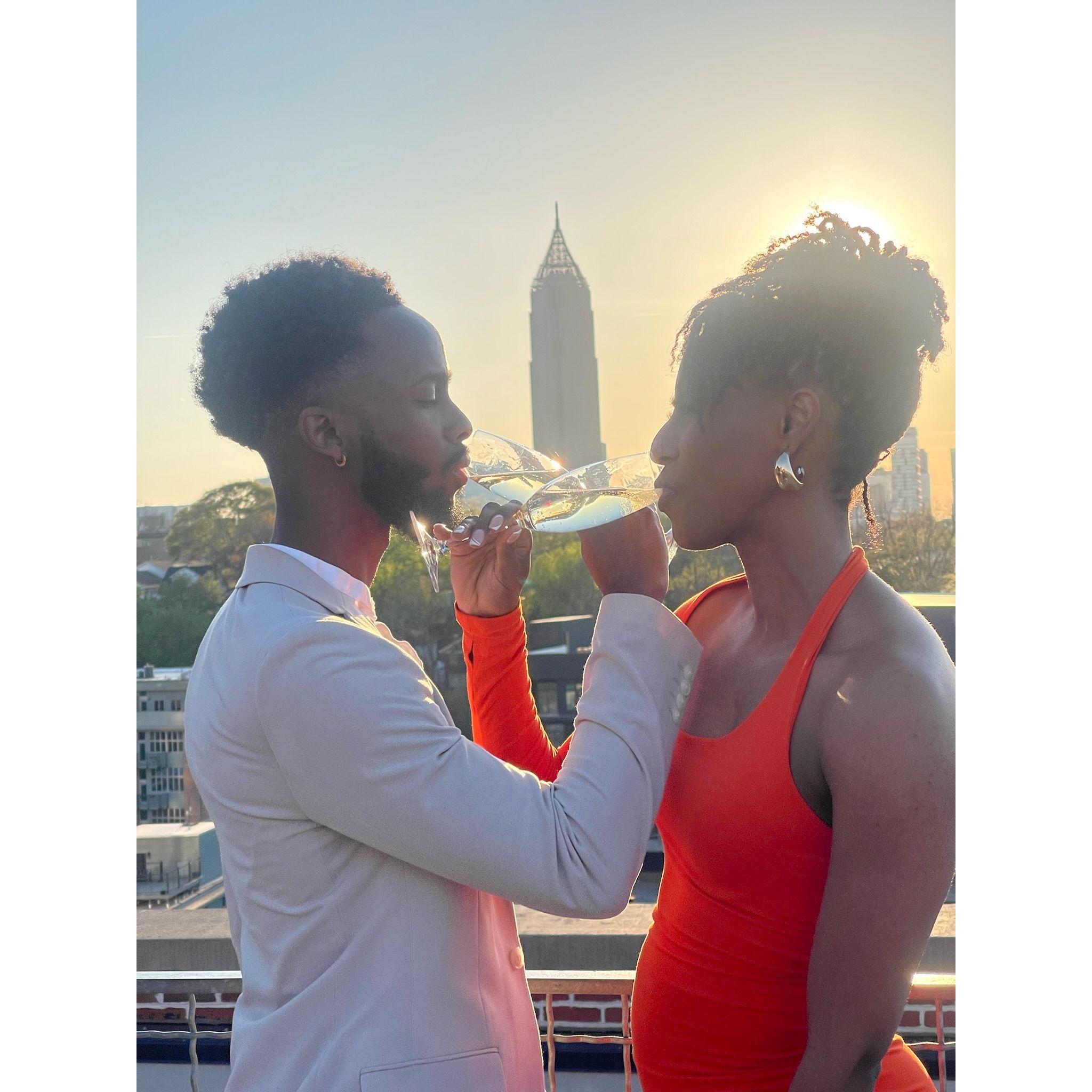 Jordan's Proposal to Elizabeth at Ponce City Market Rooftop (Atlanta, GA) - 2024