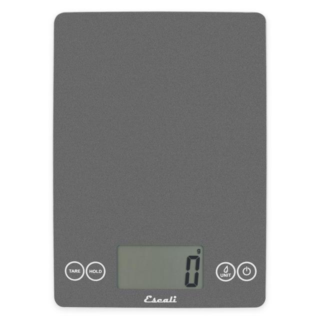 Escali® Arti Metallic Glass Digital Food Scale in Grey