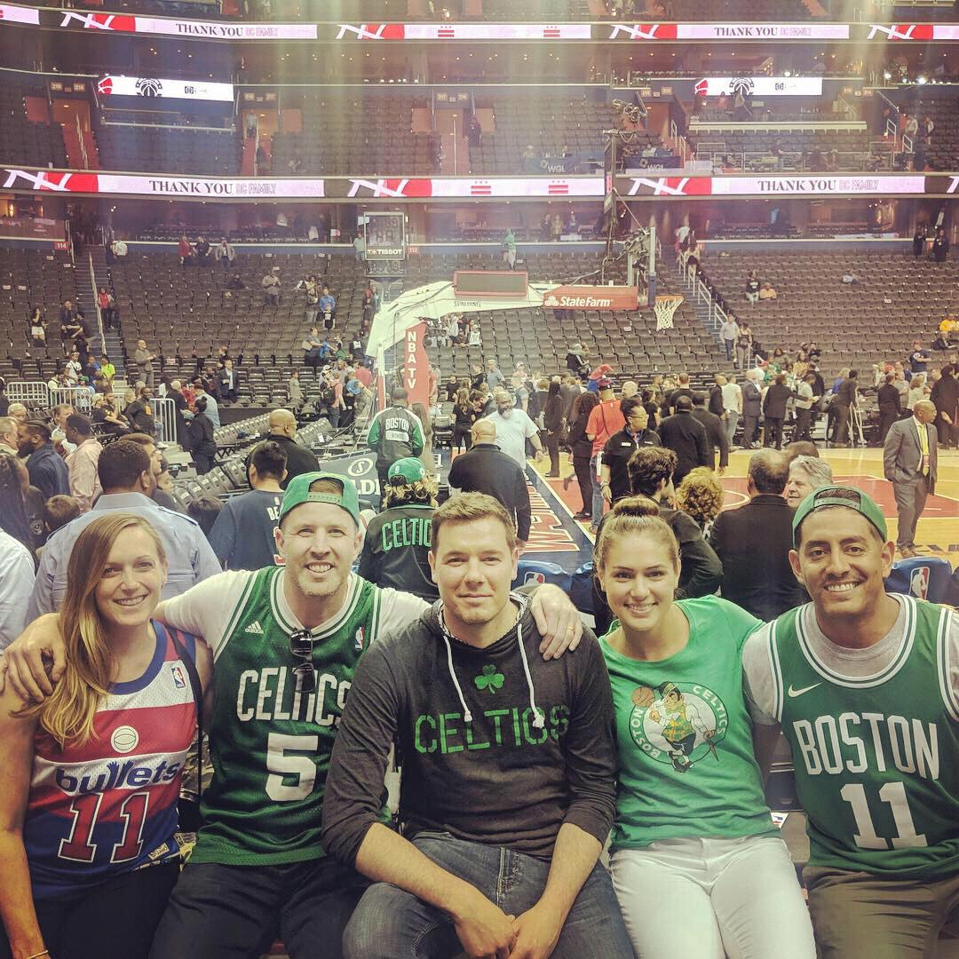 Celtics game! D.C.