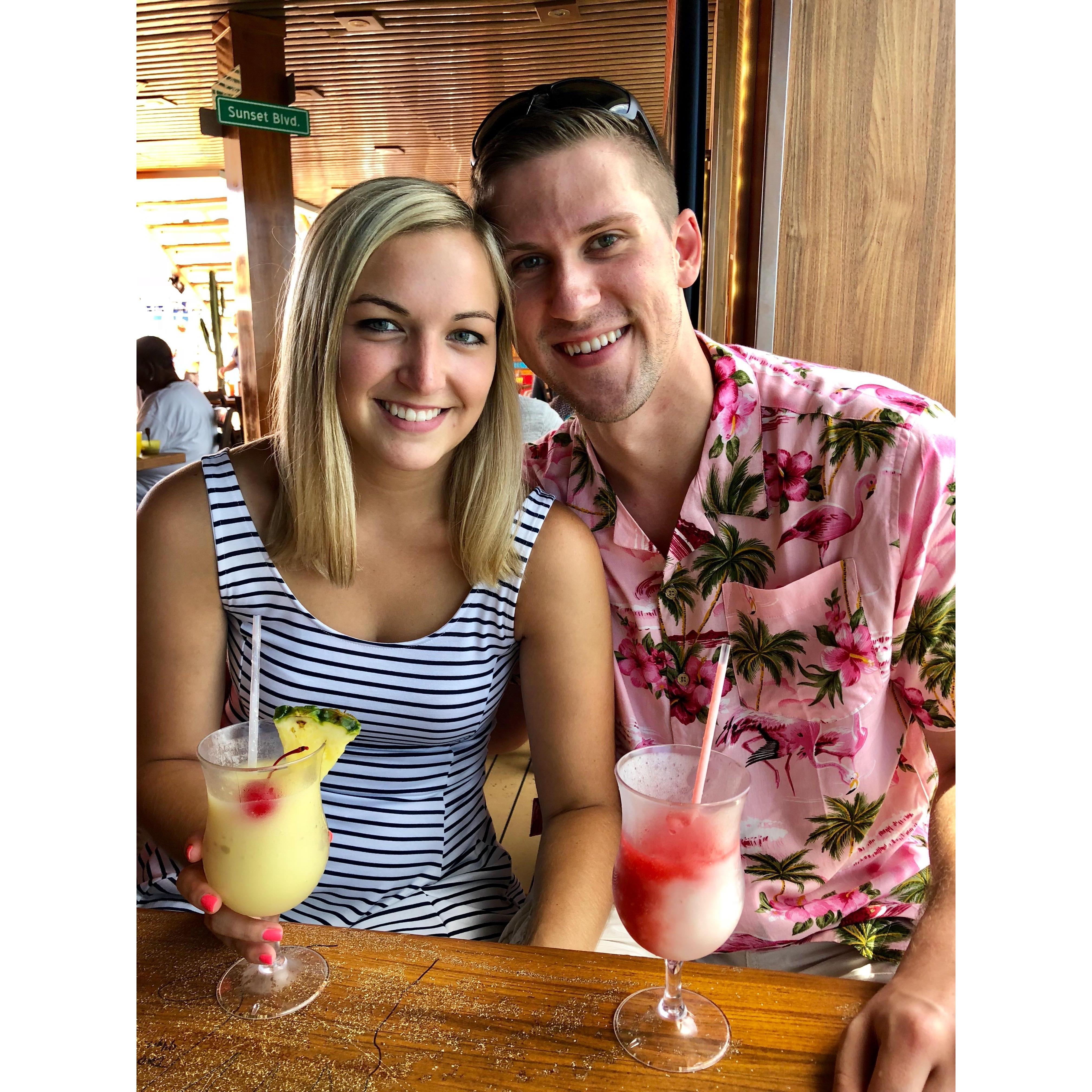 Family trip to the Caribbean.