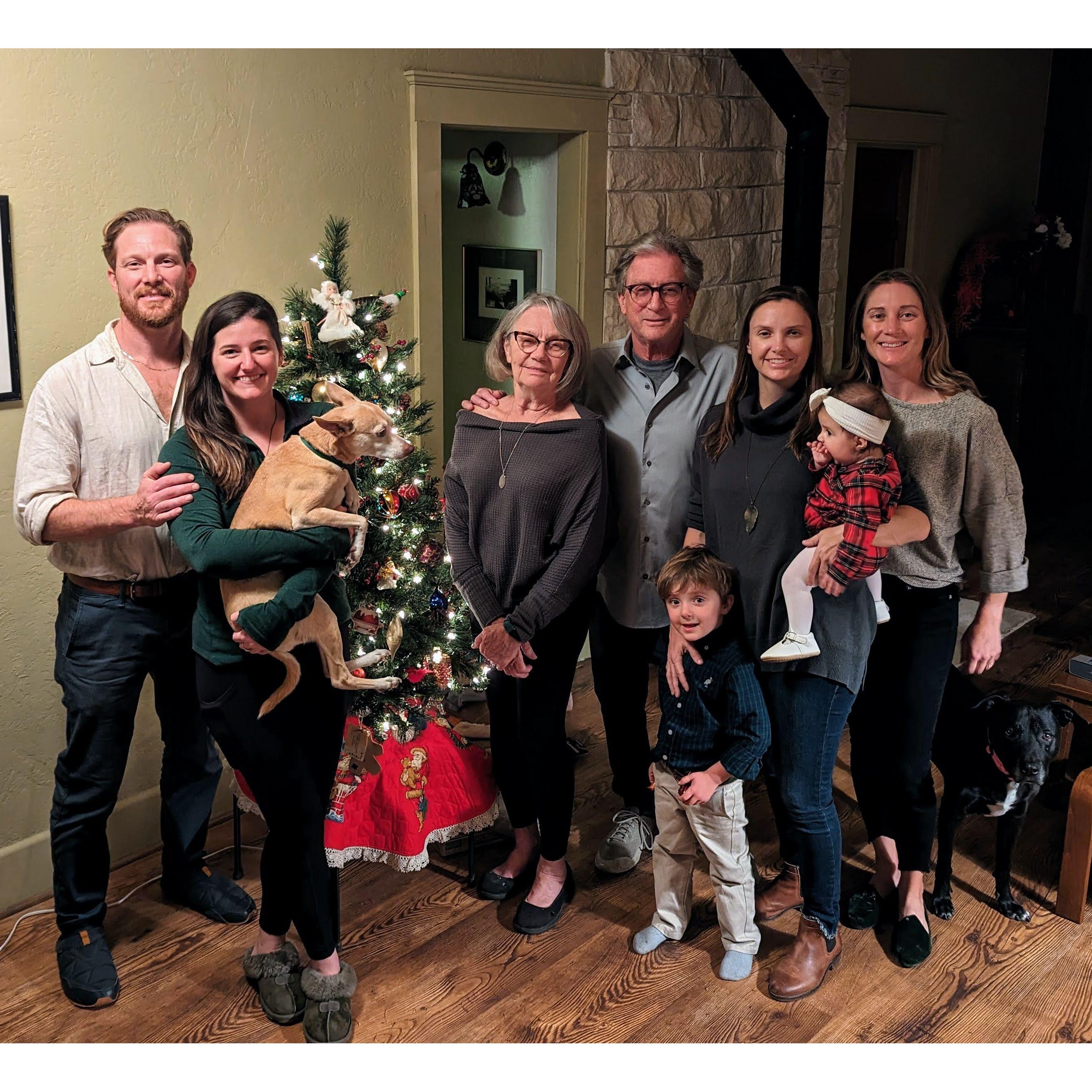 Christmas in Hemet, California with Will's family.