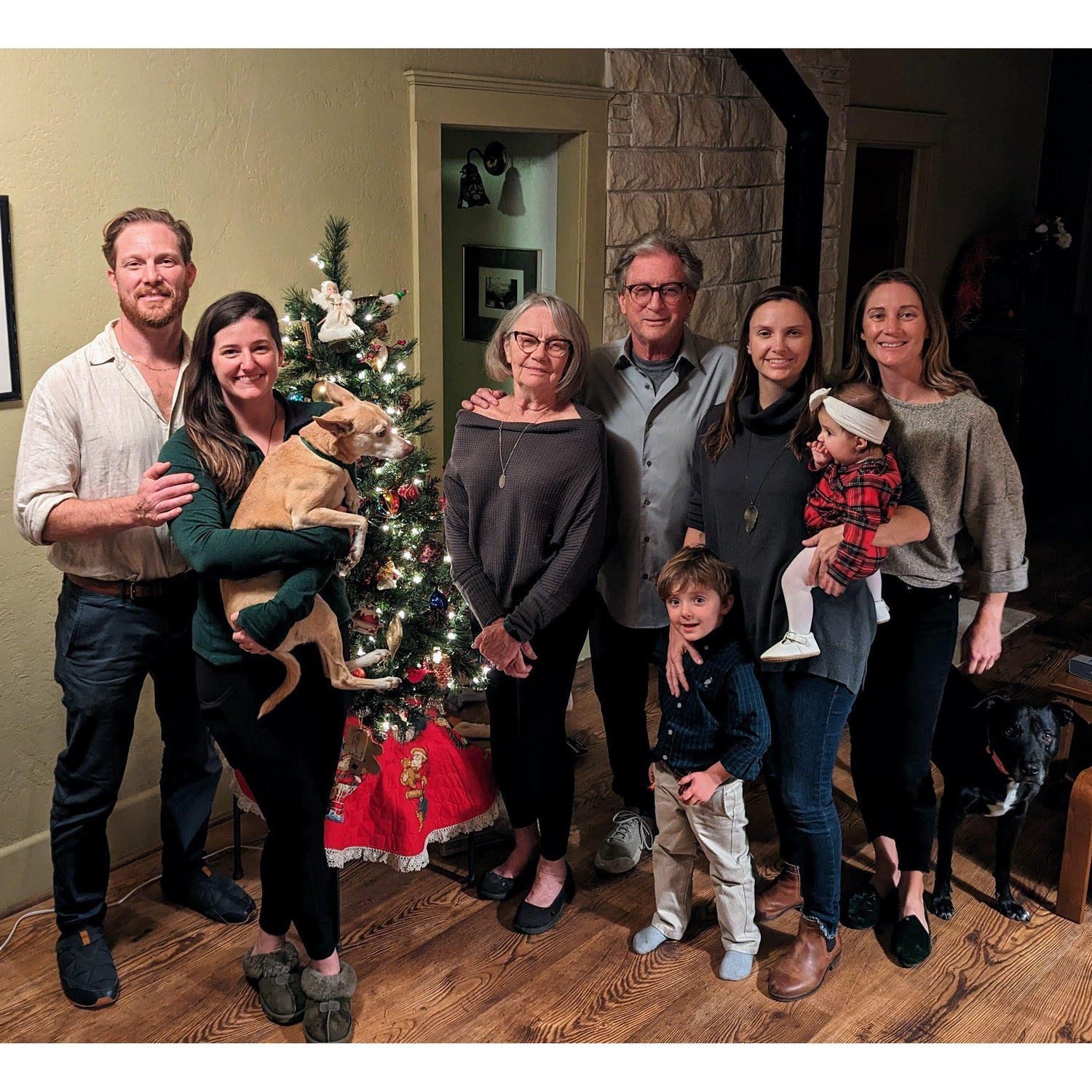 Christmas in Hemet, California with Will's family.