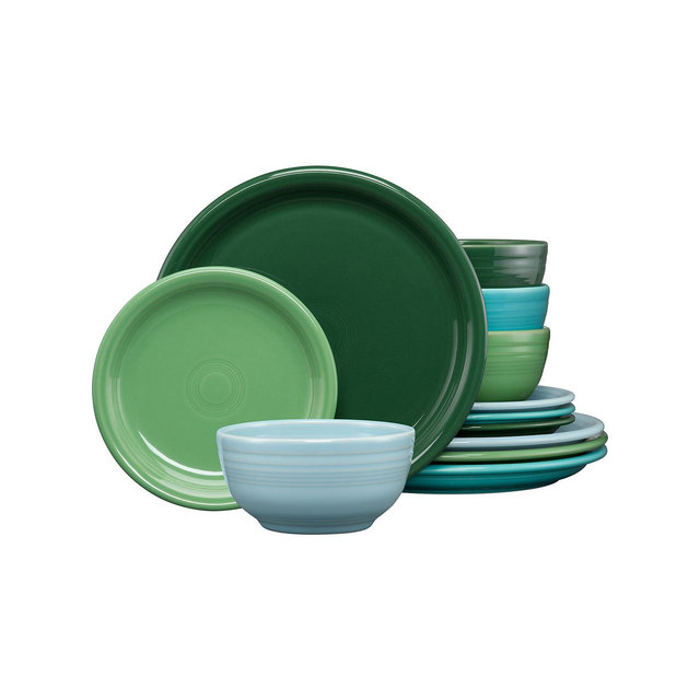 Fiesta Aegean Bistro Coupe 12 Pc. Dinnerware Set, Service For 4