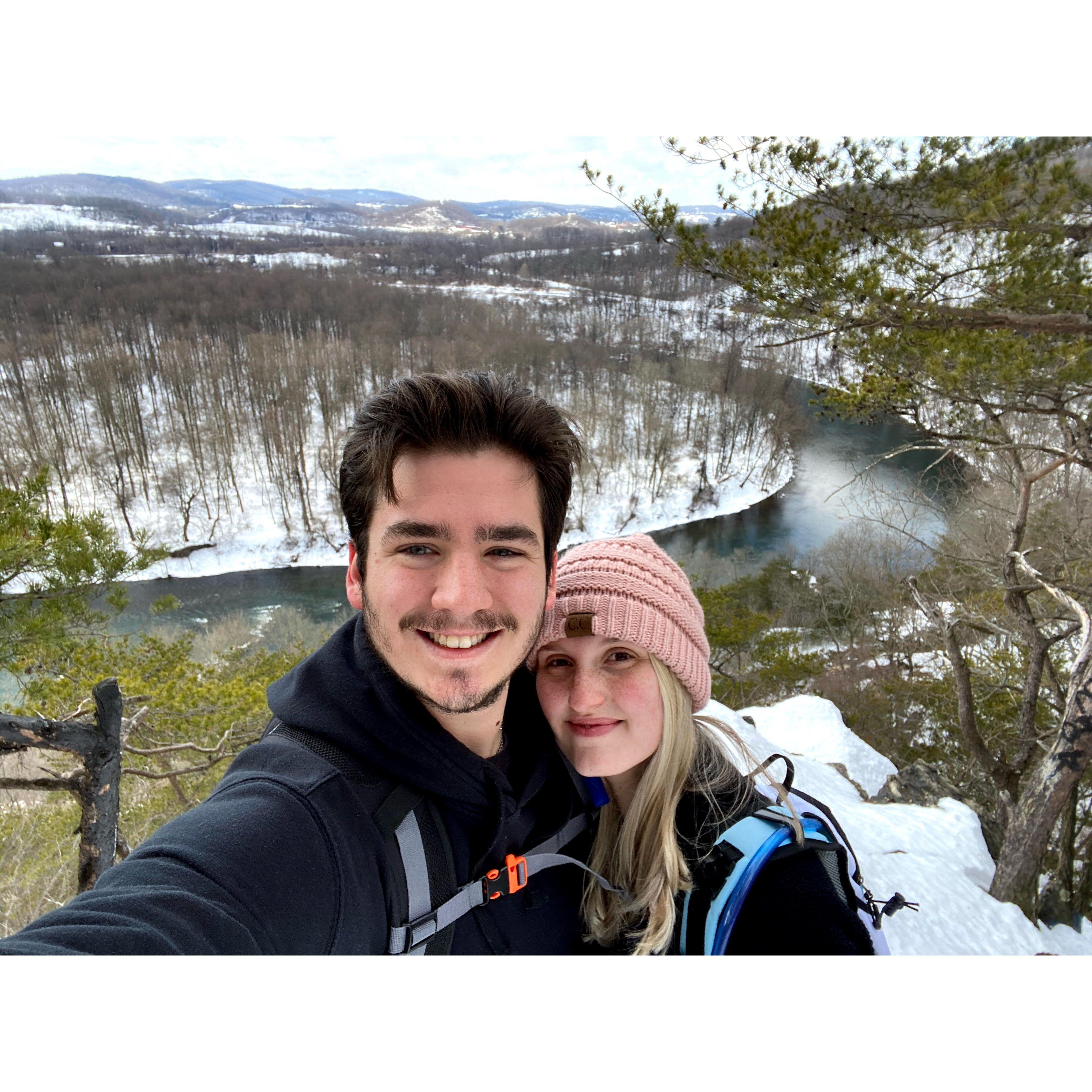 snowy hikes