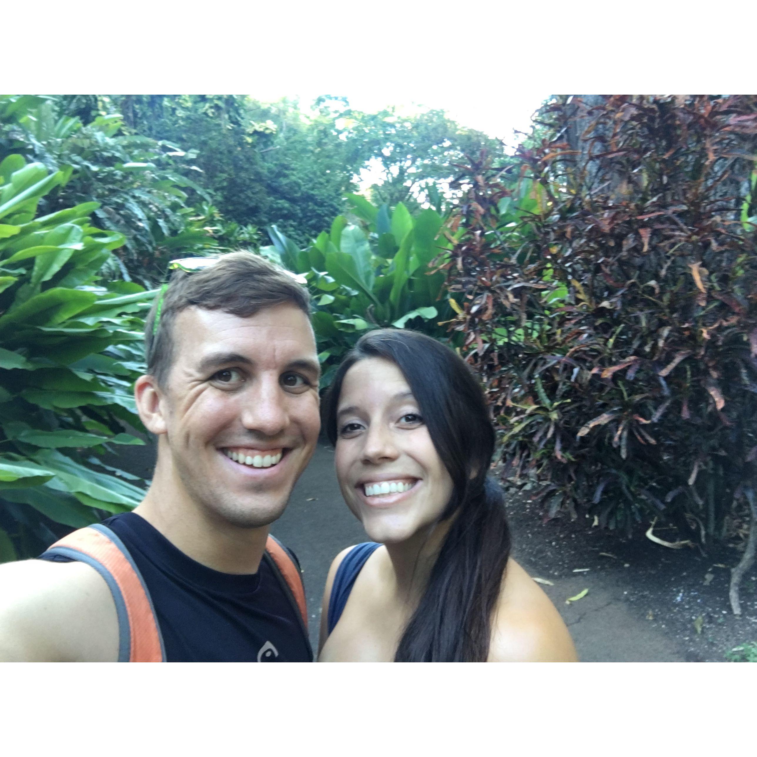 Oahu, Hawaii. We had the opportunity to live together for 4 months in paradise.