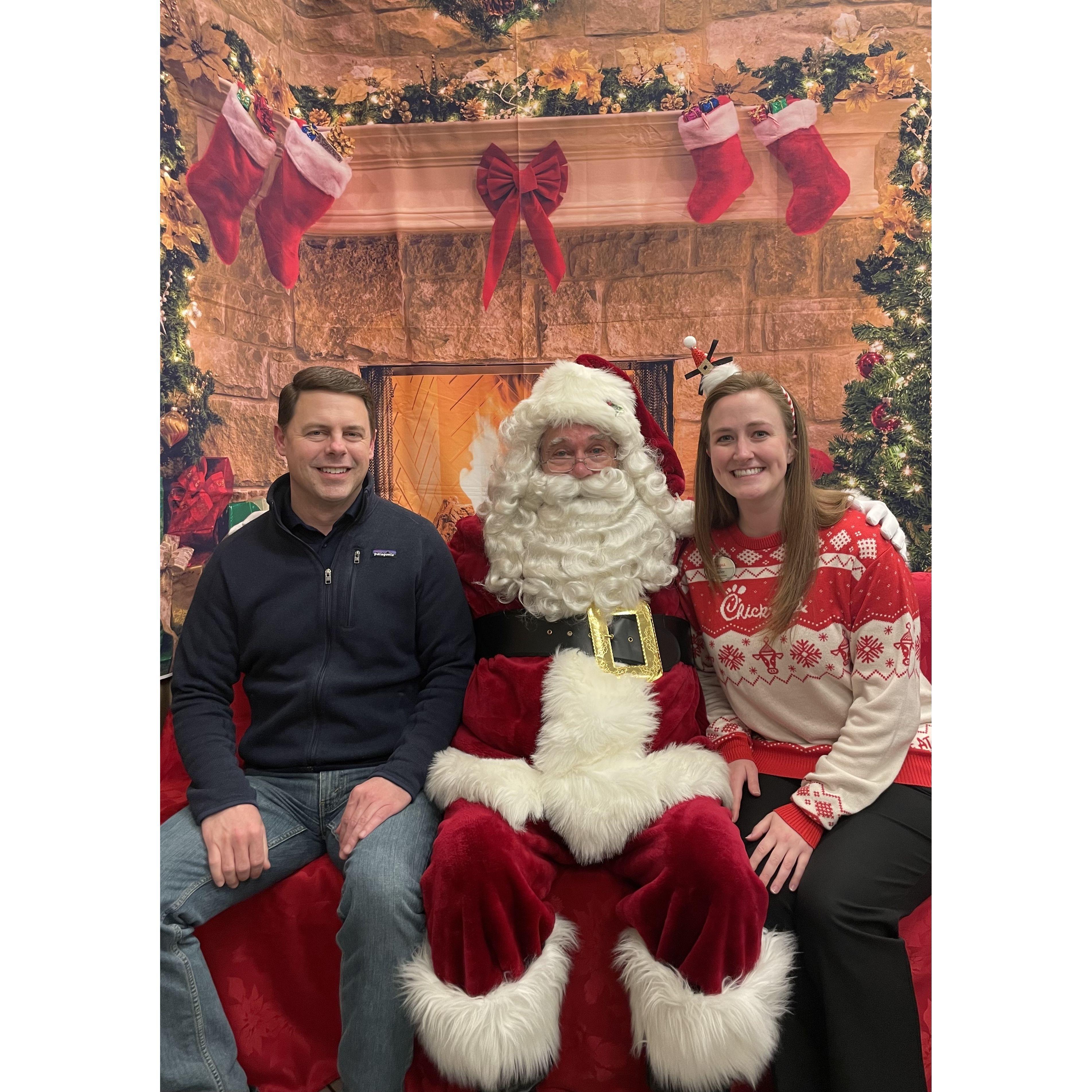 Dinner with Santa at Chick-fil-A Rowlett 2022