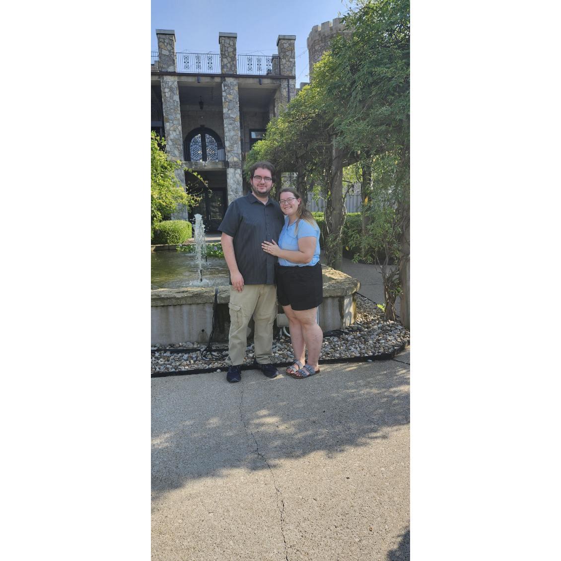 Taken after Corbin proposed to Zippy!
