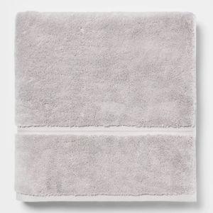 Spa Plush Towel - Threshold™- Light Gray