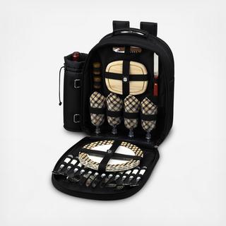 4-Person Equipped Picnic Backpack