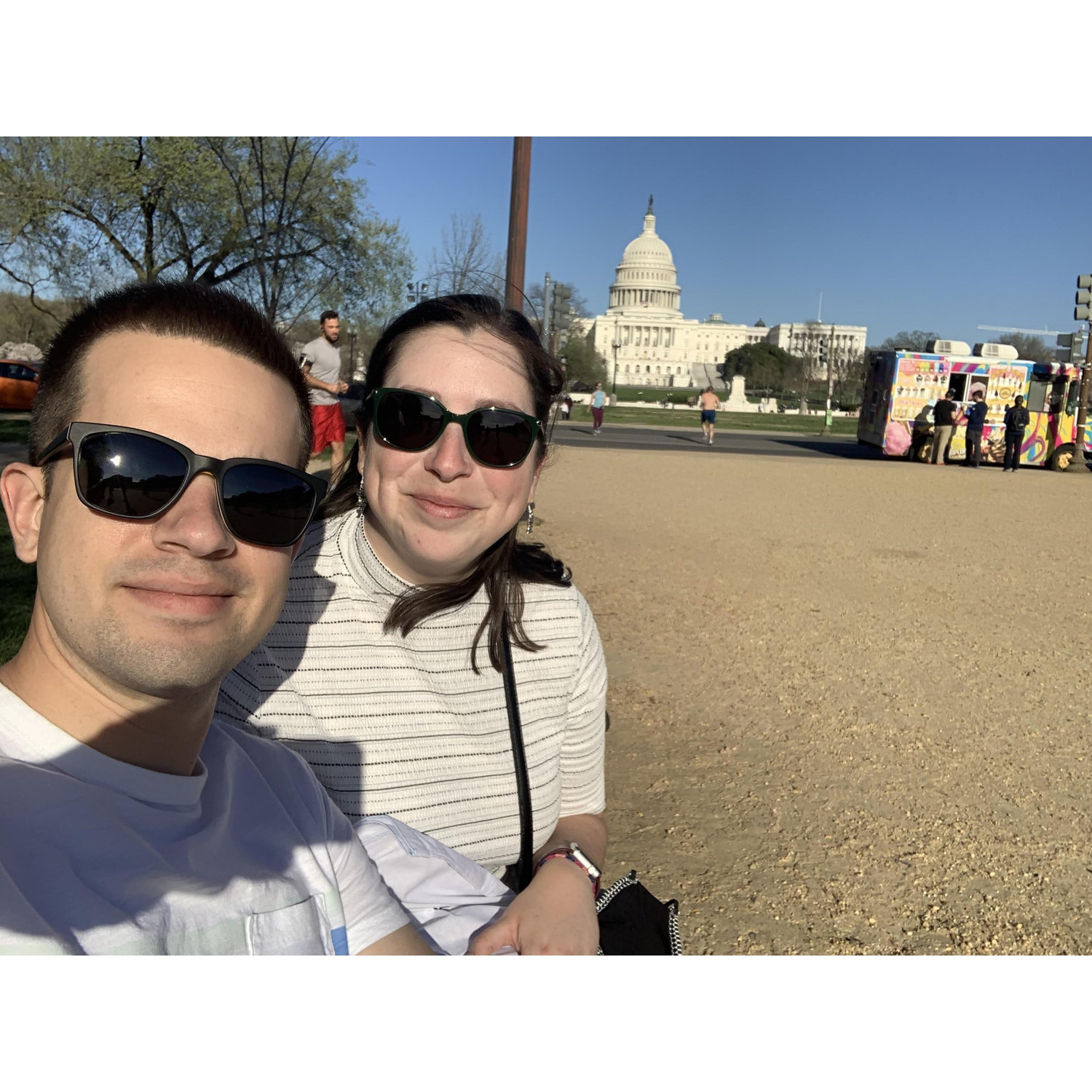 Mitchell's first time seeing the Capitol