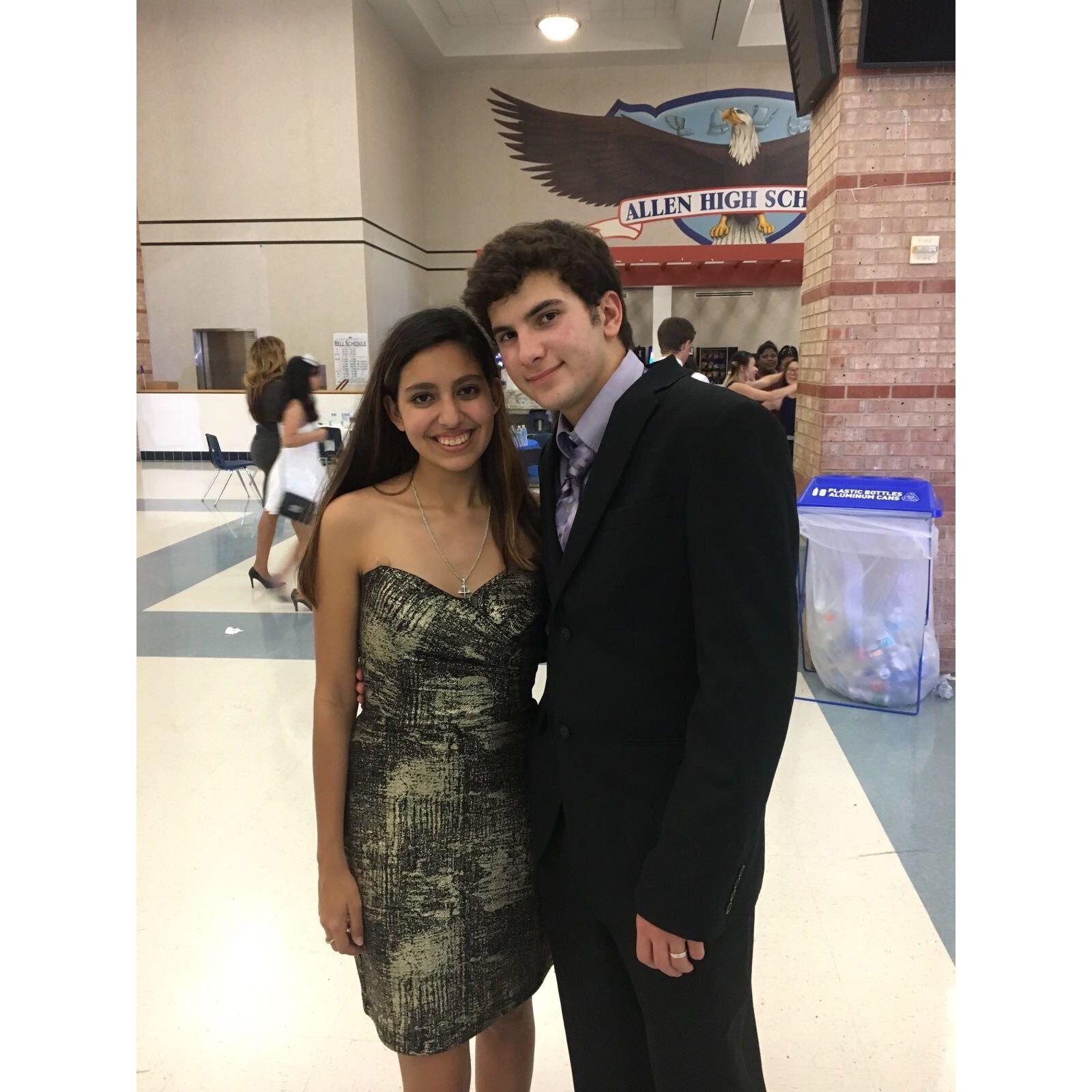 Our first homecoming together