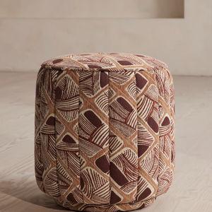 Romi Footstool, Akley Jacquard