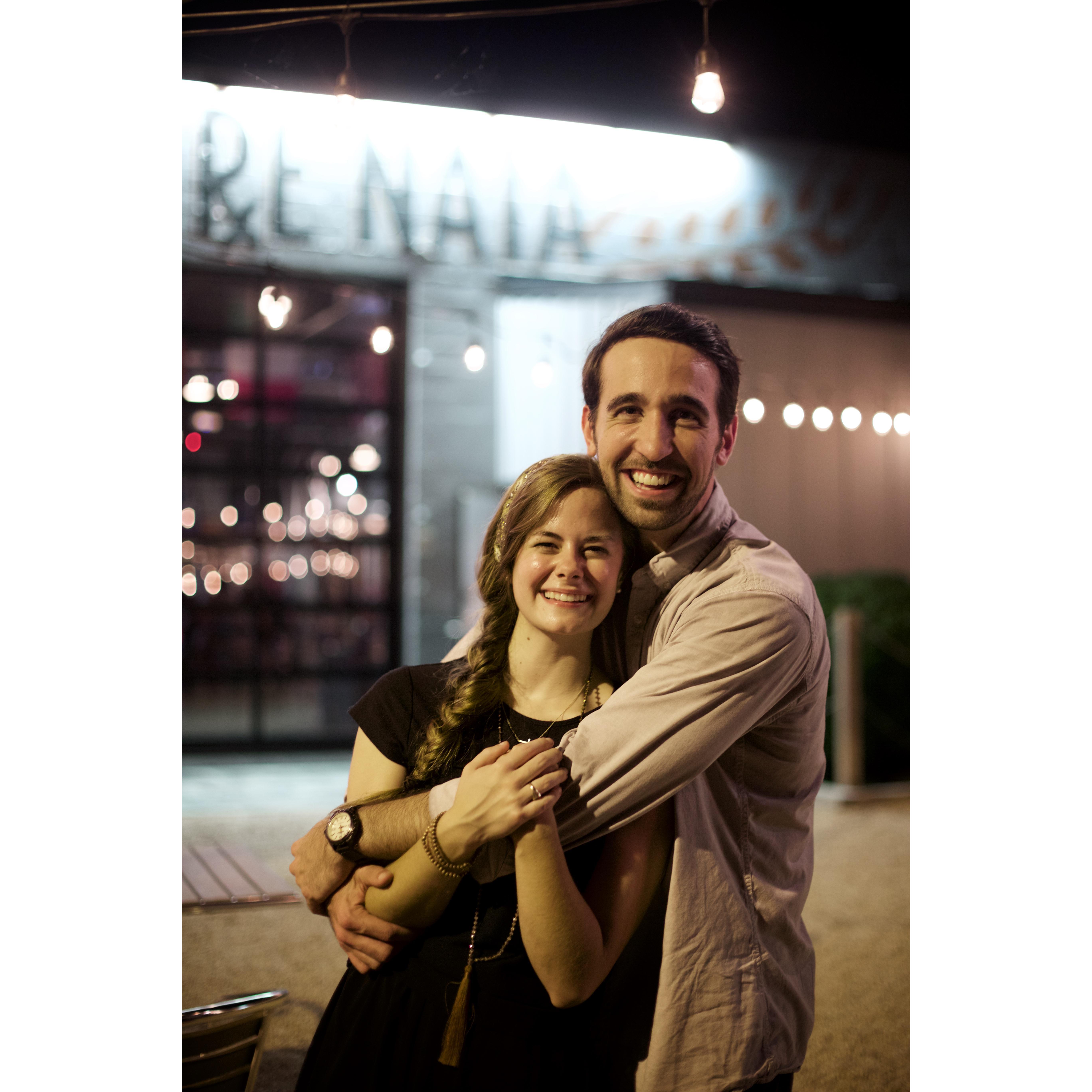 taken right before we started officially dating! he swept me off my feet with his beer knowledge & salsa dancing skills
charlottesville | august 2016