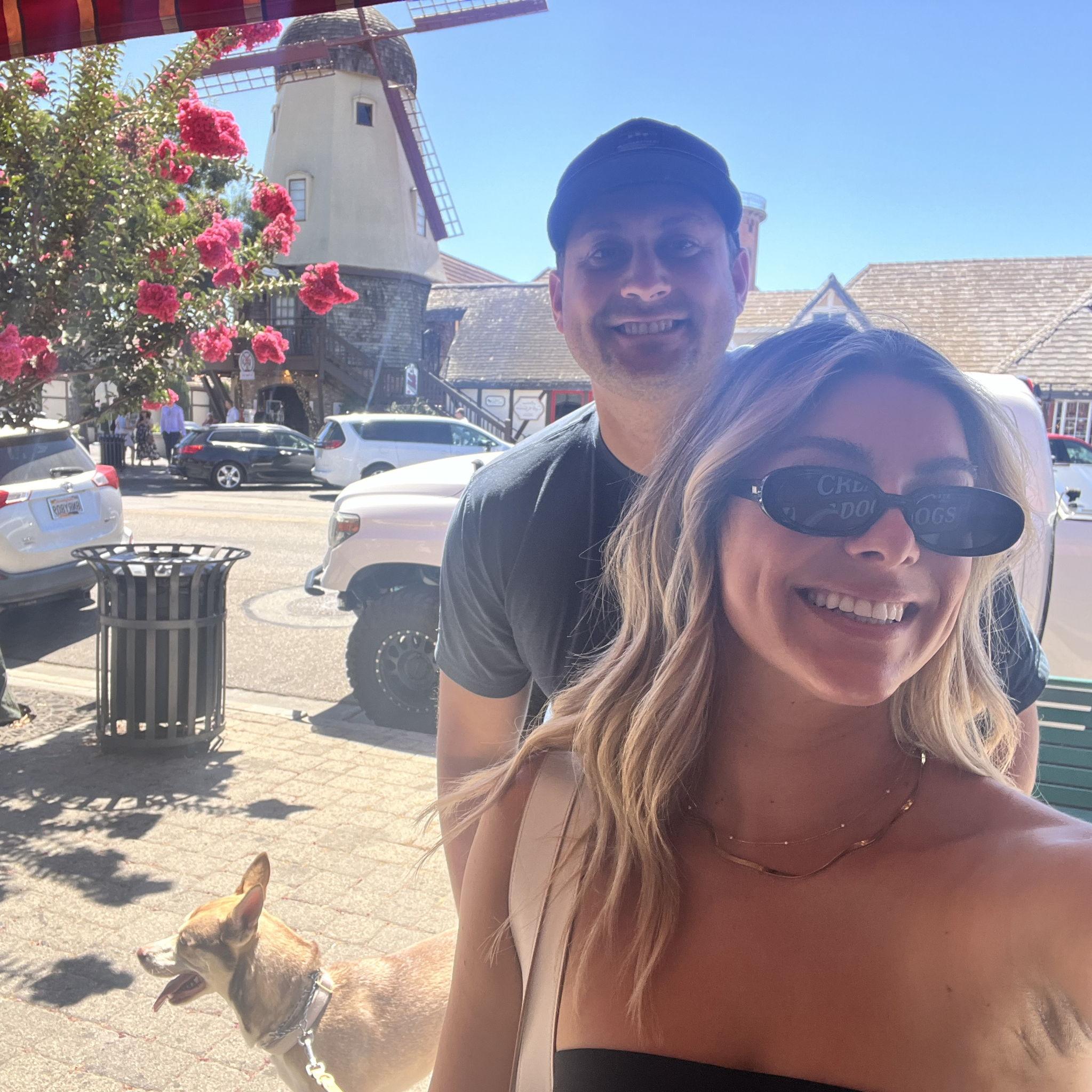 Celebrating Kelsie's birthday in Solvang/Santa Barbara.