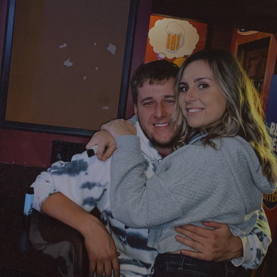 Scott & Leah’s first picture together where they met while Leah was bartending at the Dr’s Inn.