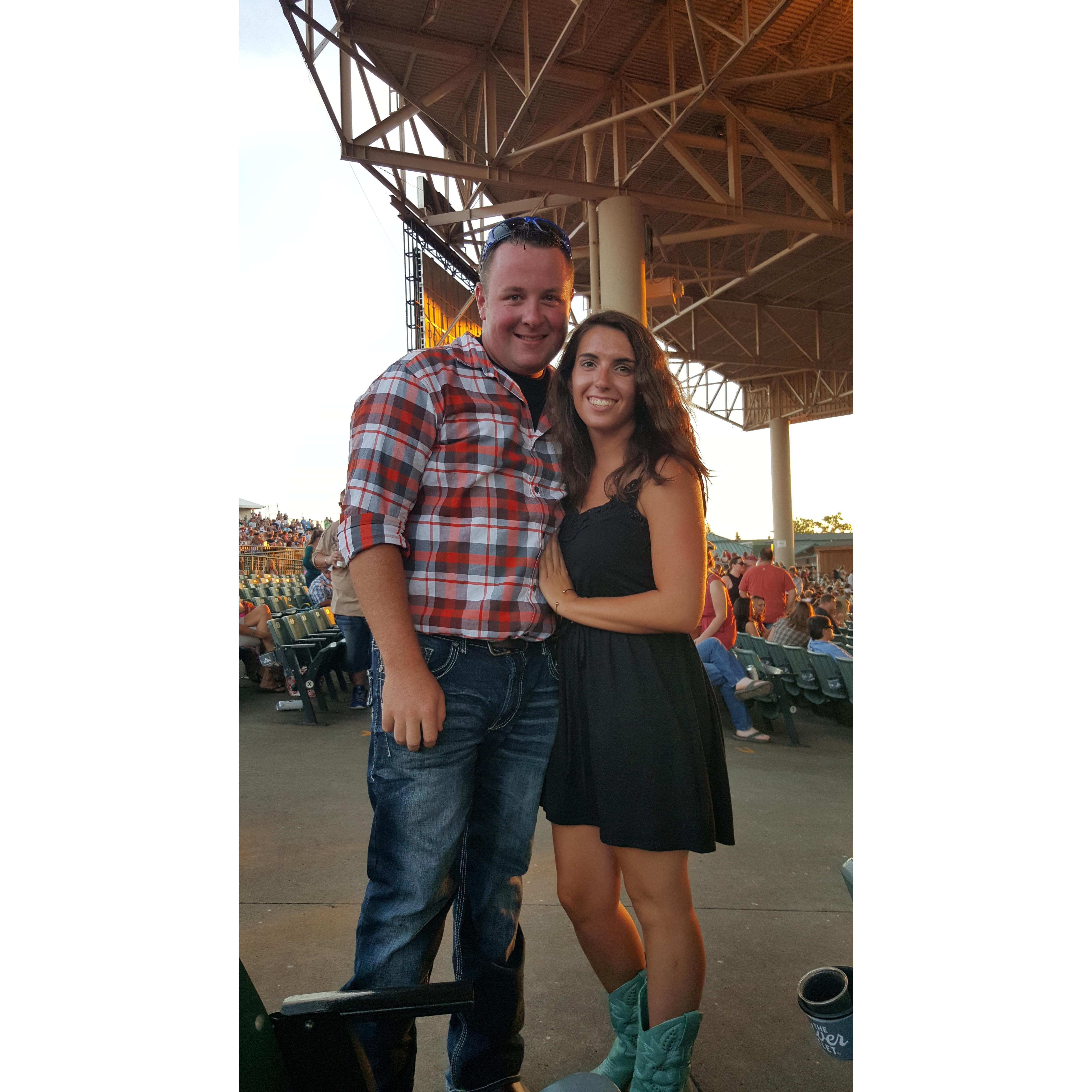 Our first, of many, together. Tim McGraw