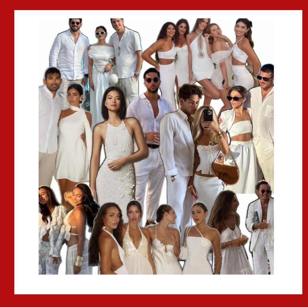 BOAT PARTY + RECEPTION All White Attire -- No Color -- Whites, Tans, and Creams ONLY