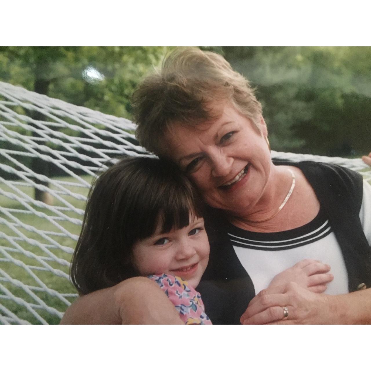 Little Alyssa with her Nana