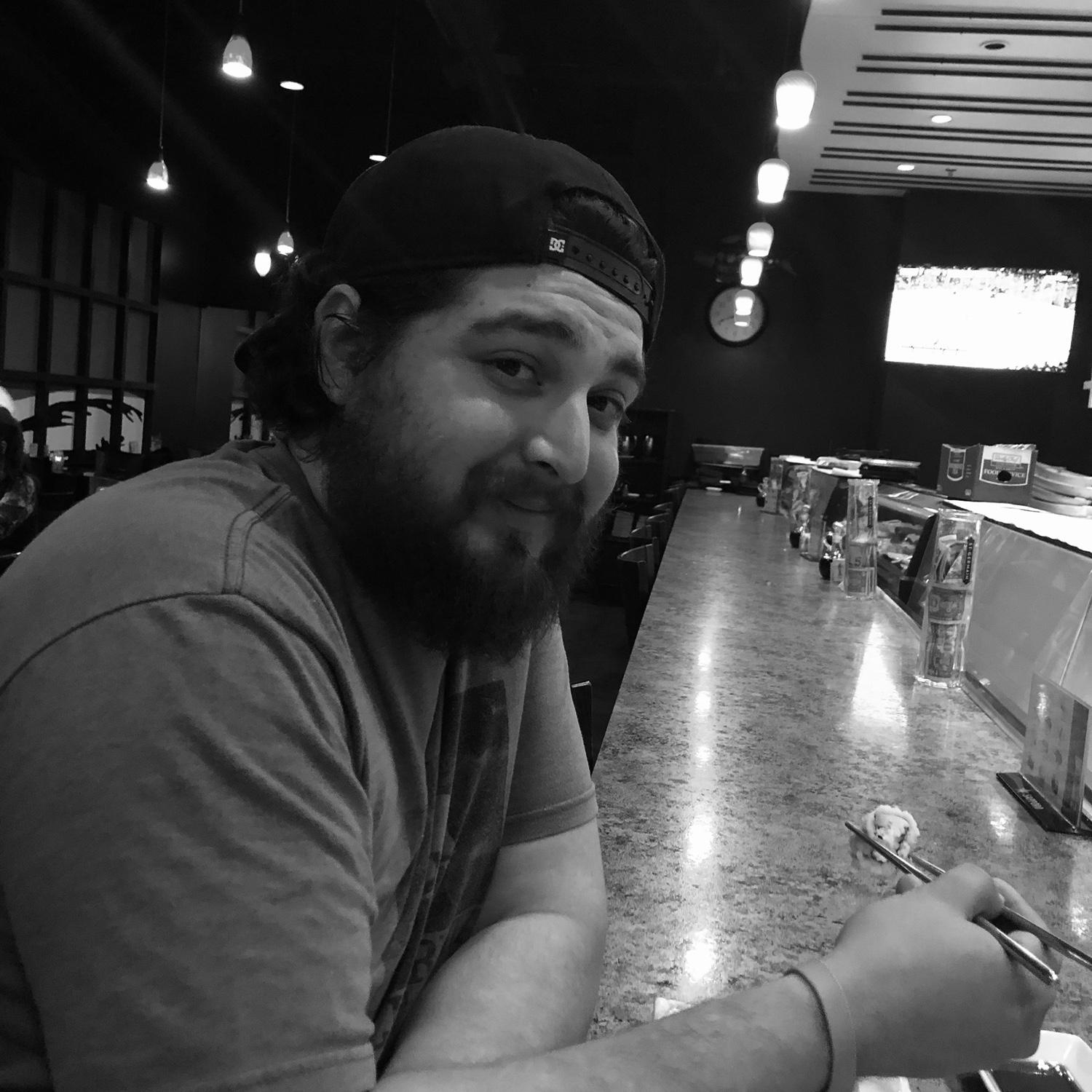 Our first date getting sushi 🍣