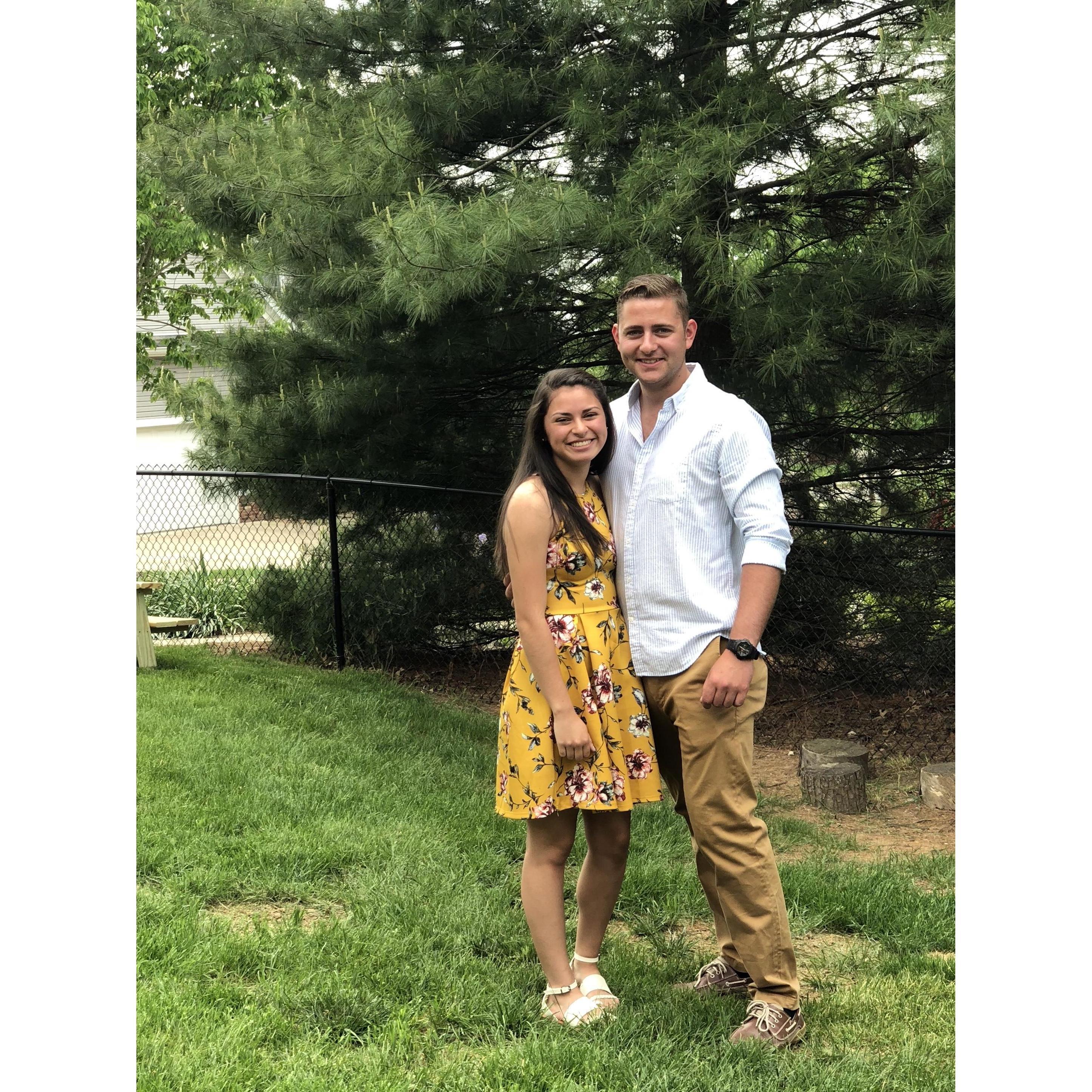Our first wedding we attended together!