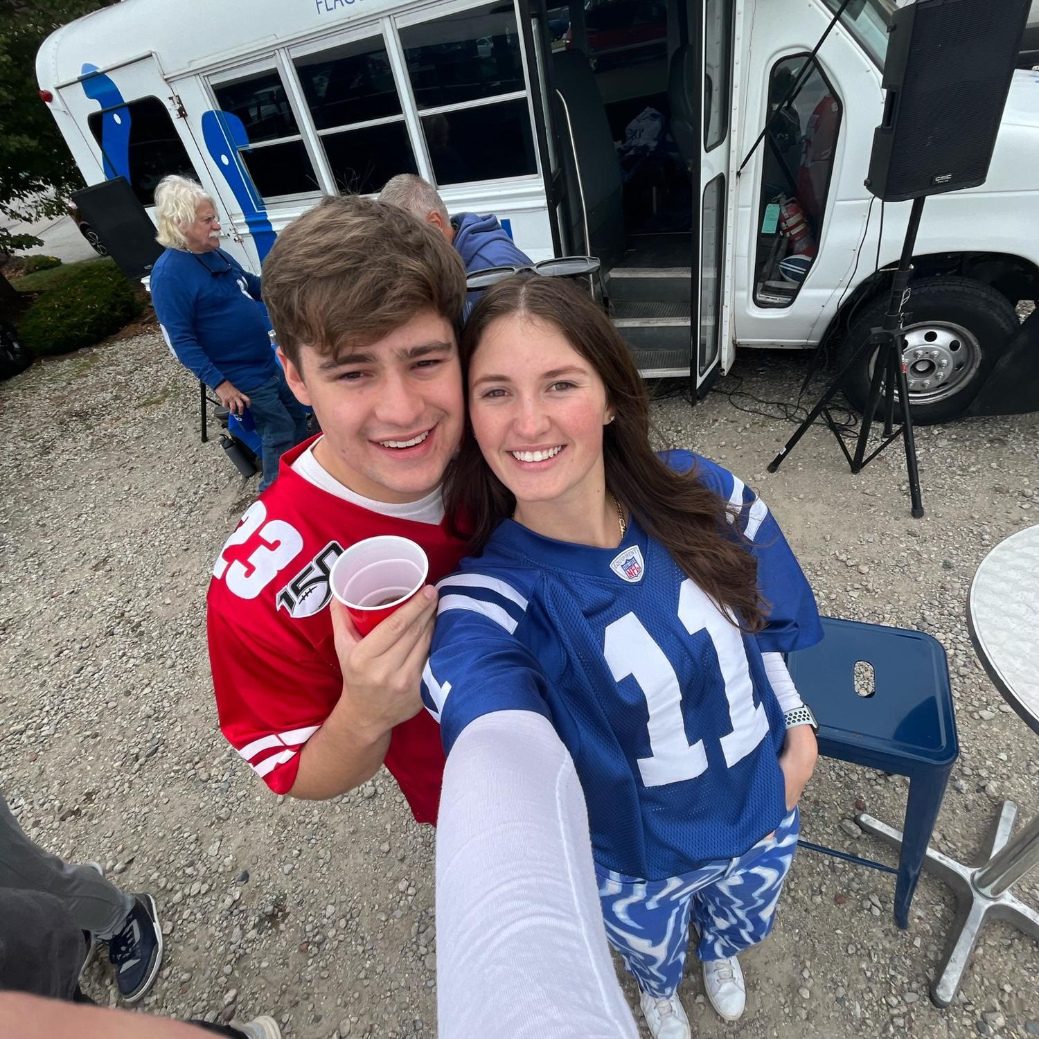 Colts Party Bus before the Game