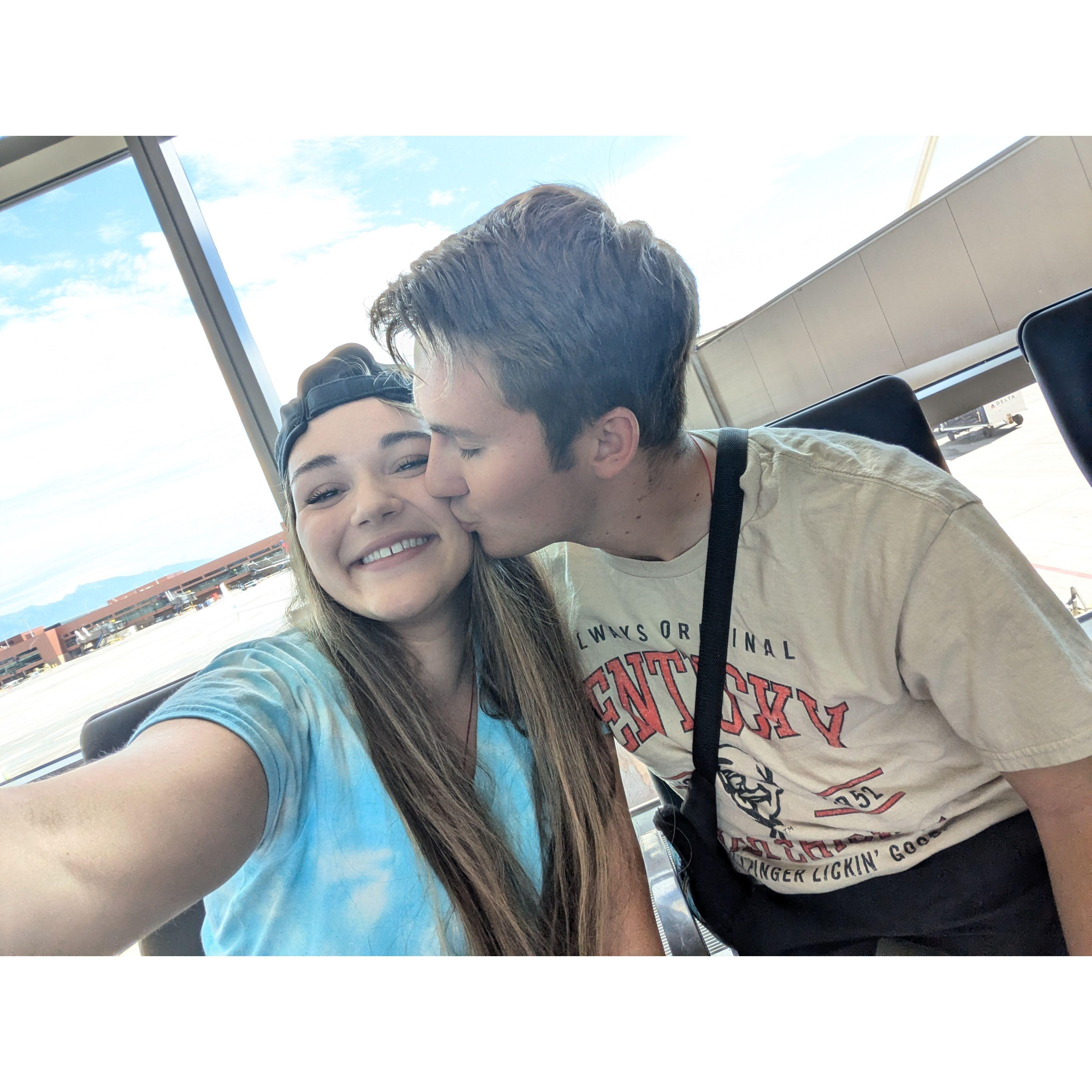 The first time we had to say goodbye