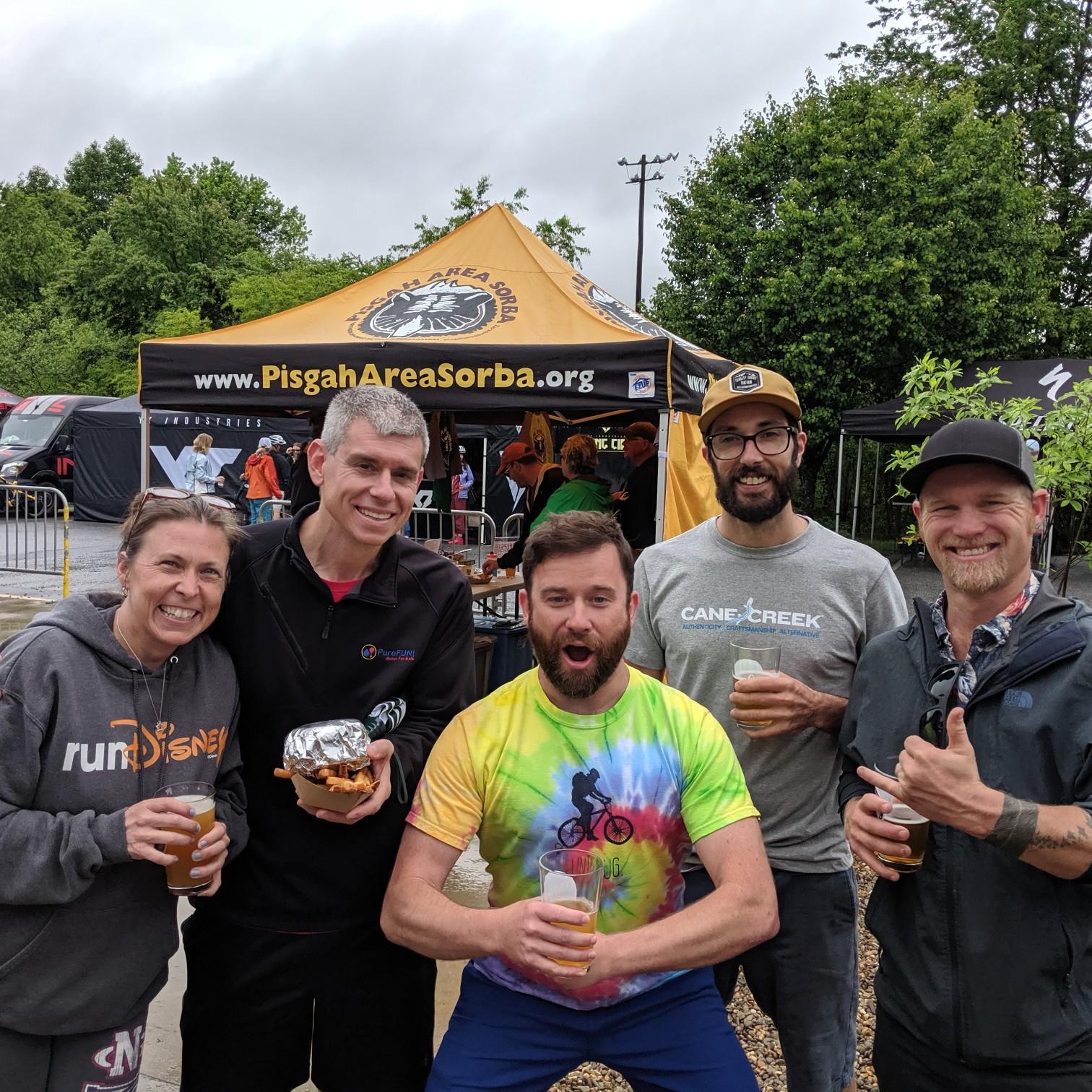 MTB weekend in Pisgah. We didn't get to ride because of the torrential downpours but we did get to go to Oskar Blues and meet some of our favorite MTB Youtubers!