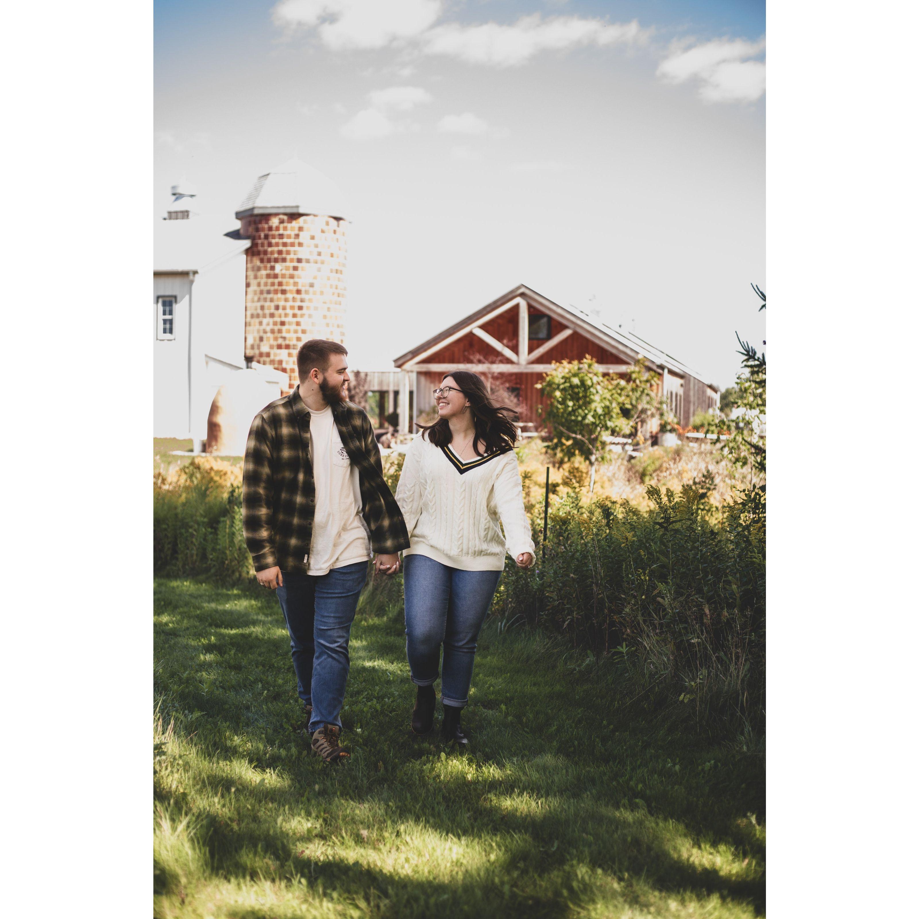 Outside of where we will say "I do".