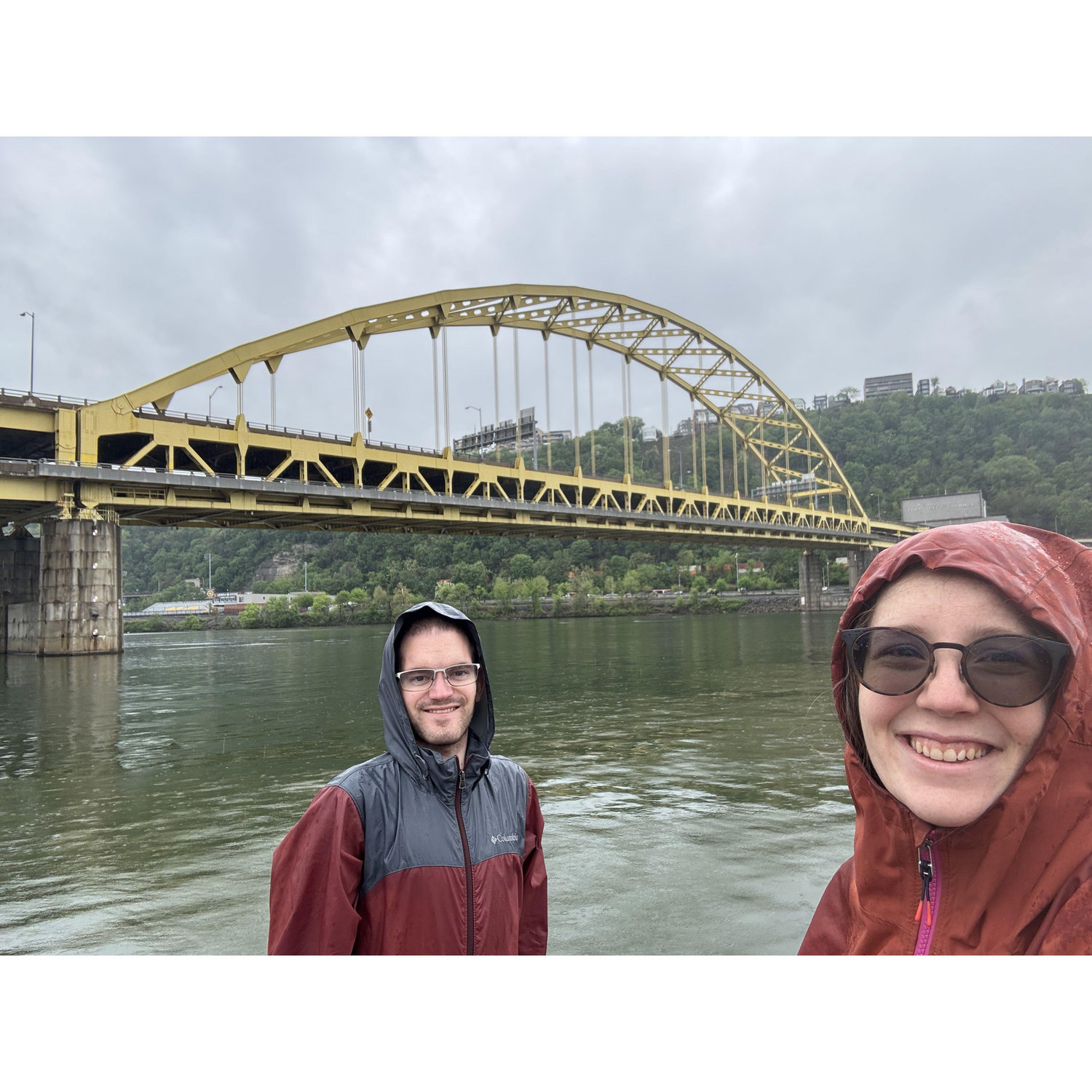 Rainy day at Pittsburgh, PA in May 2025
