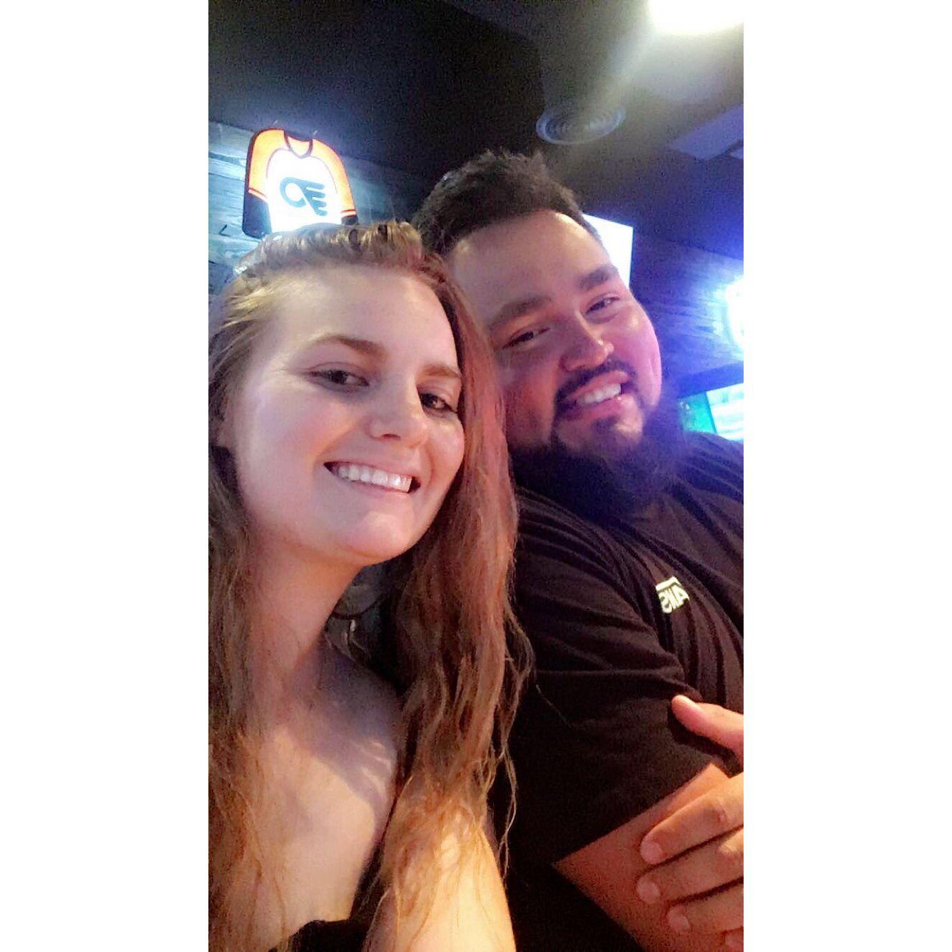 Us on a night out