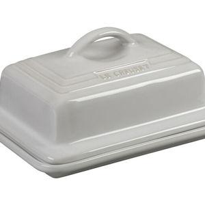 White European Butter Dish