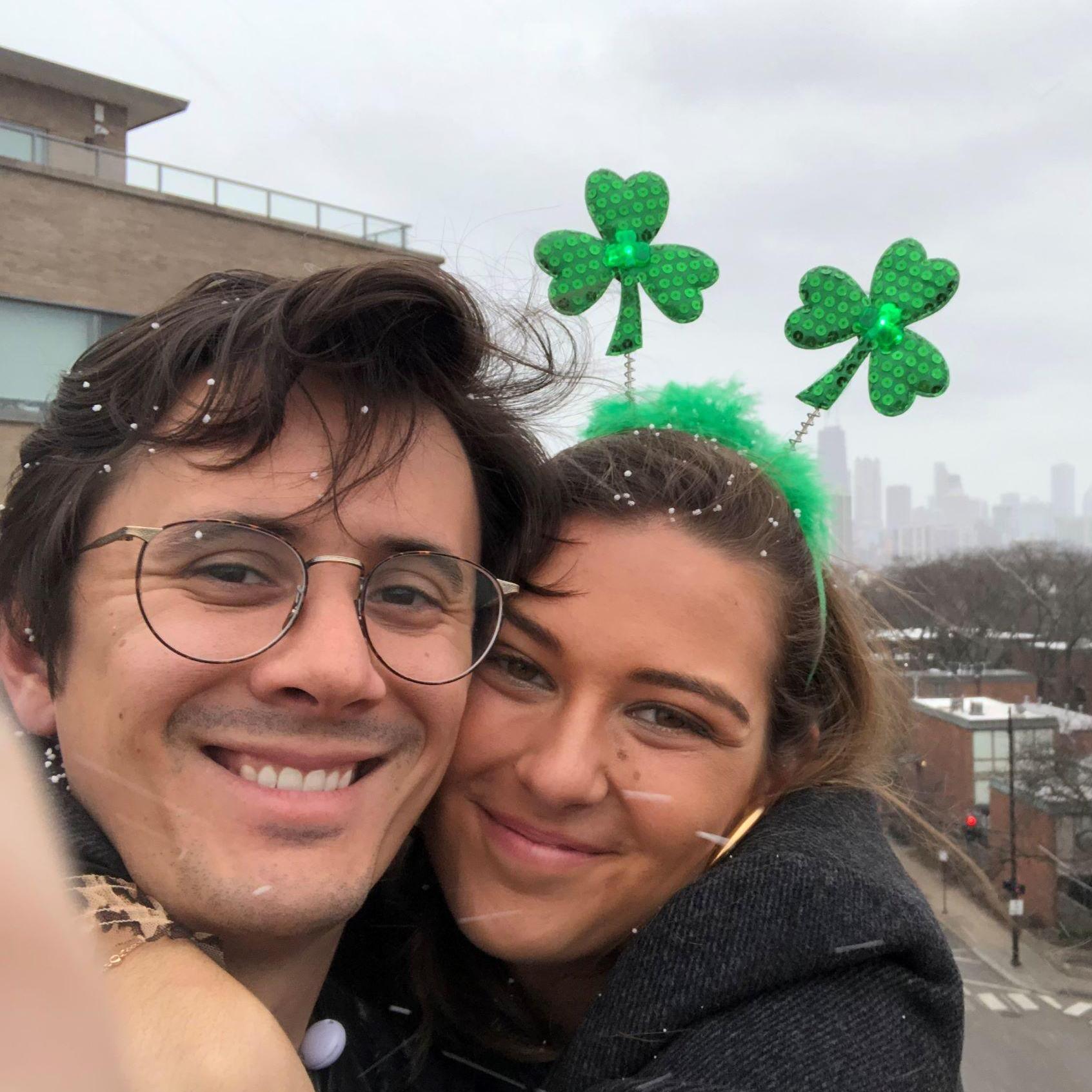 St. Patrick's Day in snowy Chicago - The day Covid got real!