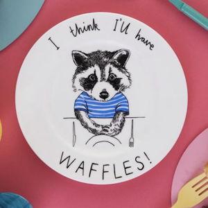 I Think I'll Have Waffles! Side Plate