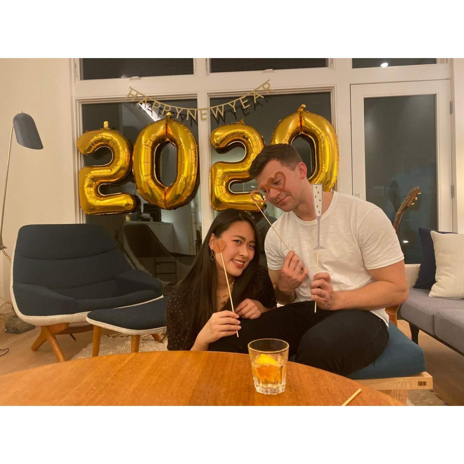 Jess accidentally bought engagement decorations for New Year Party.