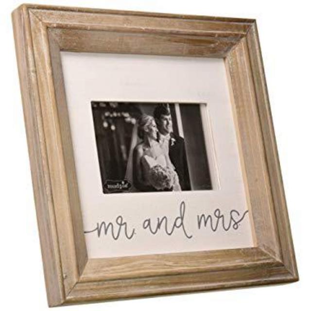 Mud Pie Mrs. Picture Frame, Brown