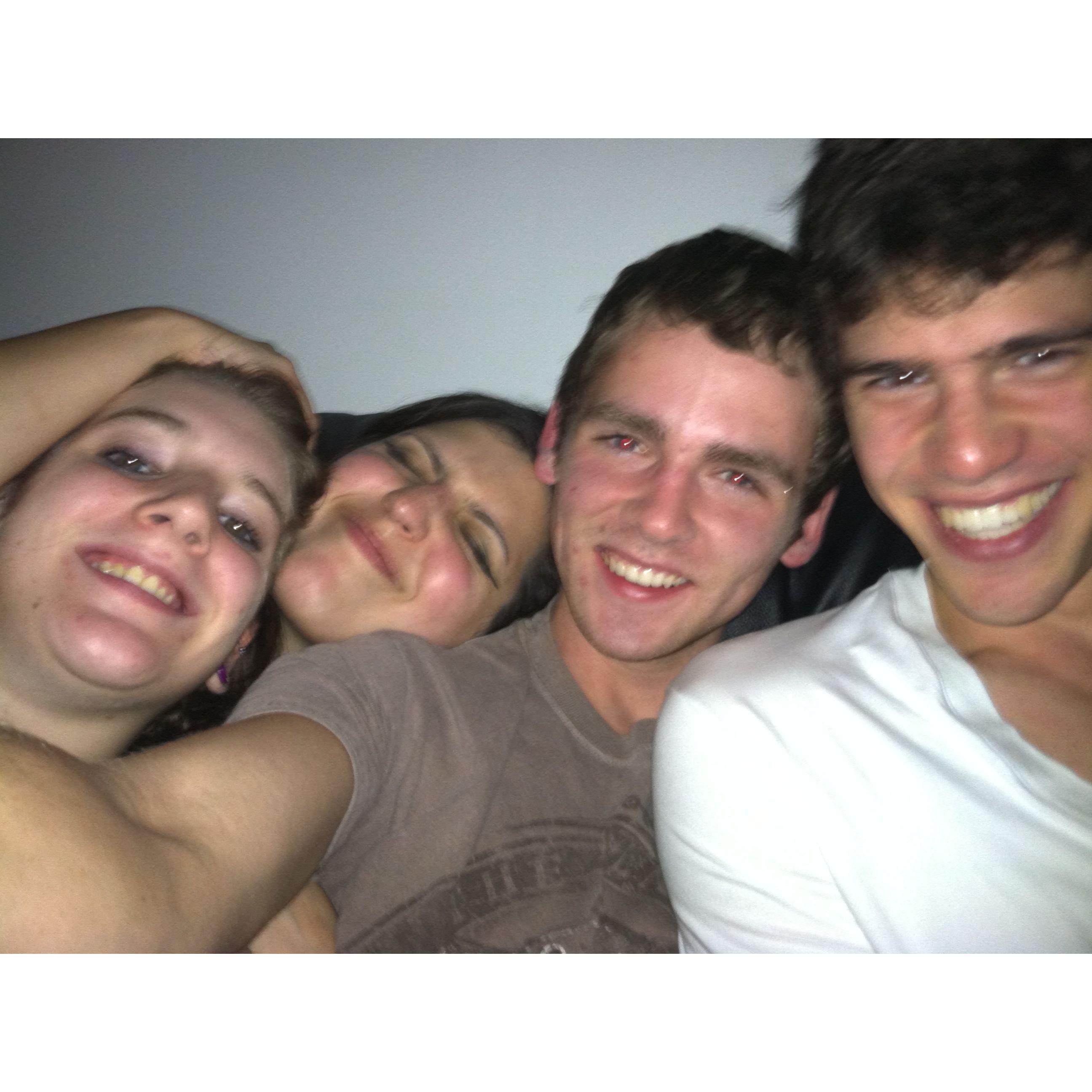 Our first picture together in 2012 <3