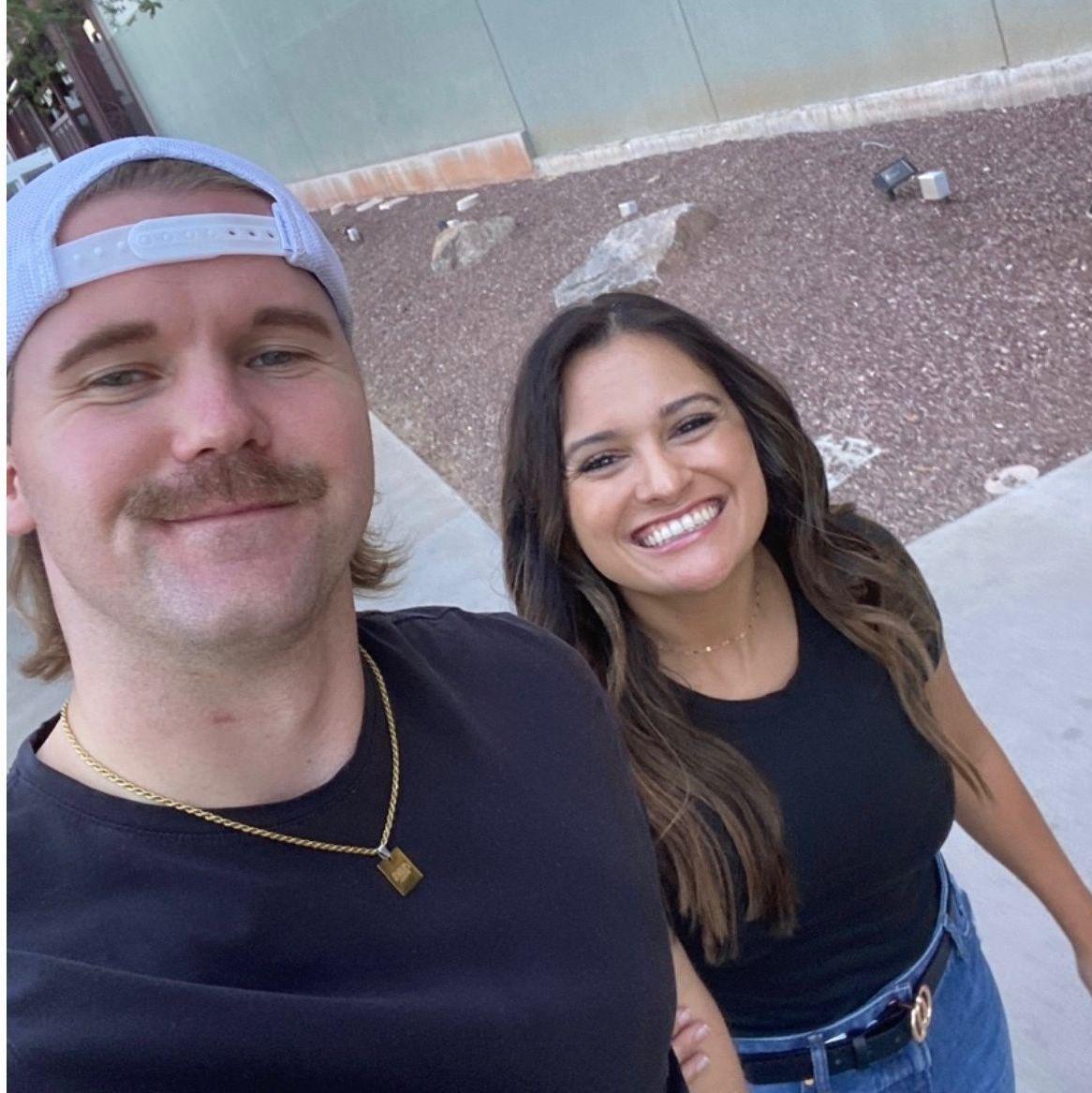 He's so handsome, I'm so happy