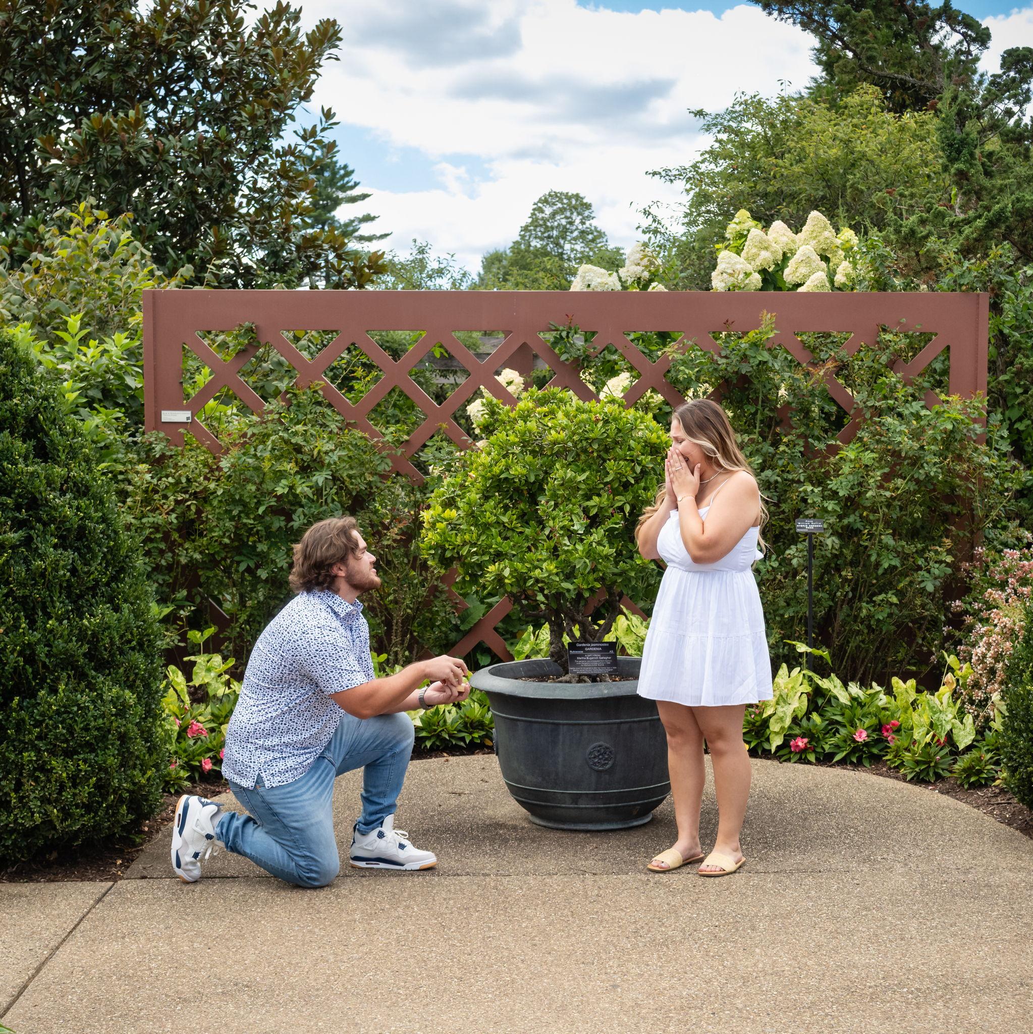 The moment he asked, obviously I said yes!