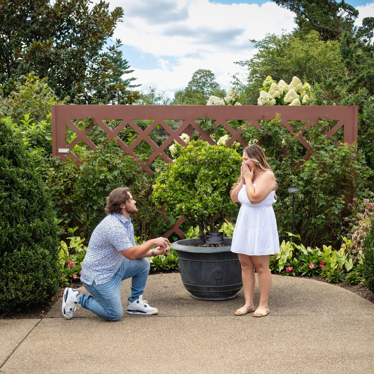 The moment he asked, obviously I said yes!