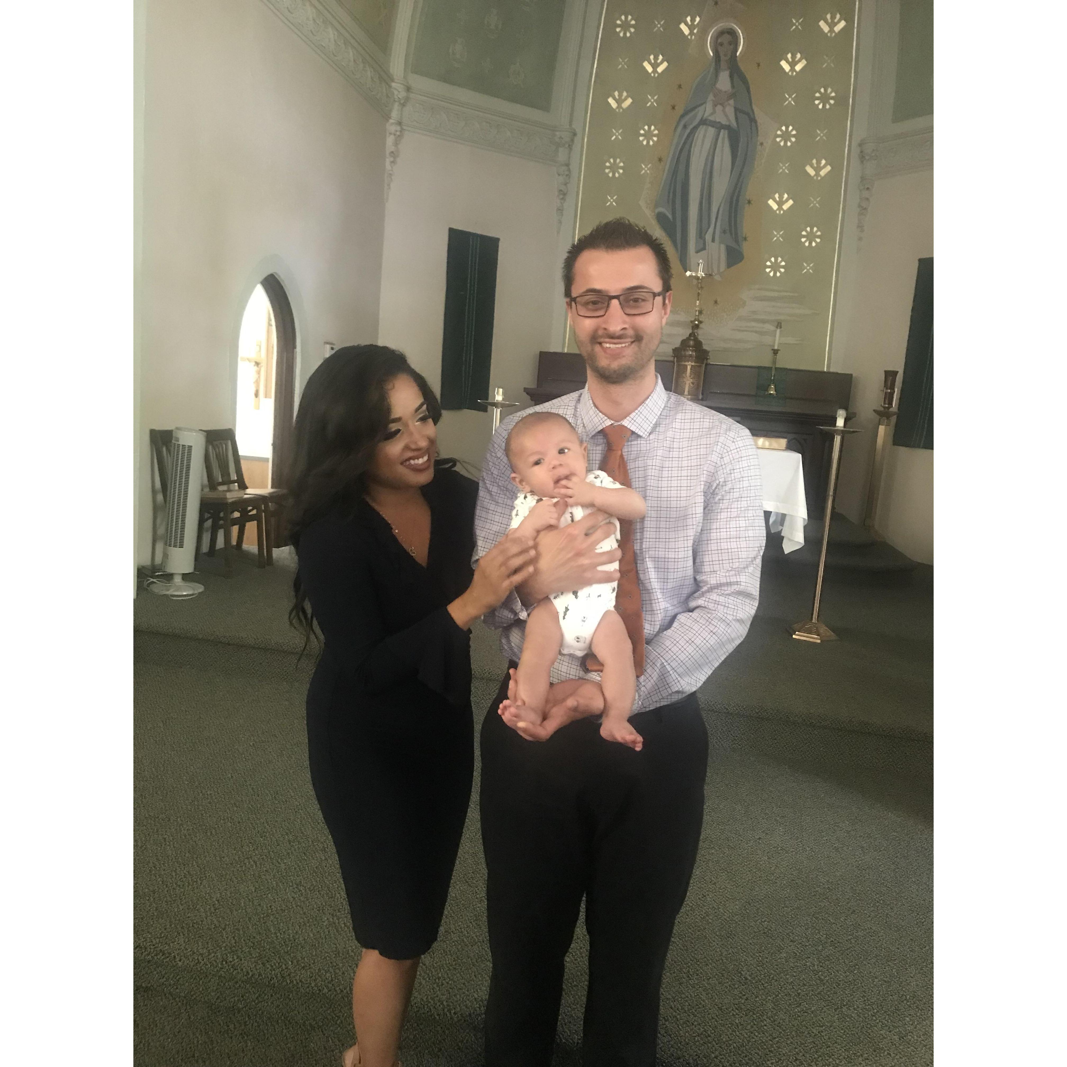 Auggie was baptized on this day!